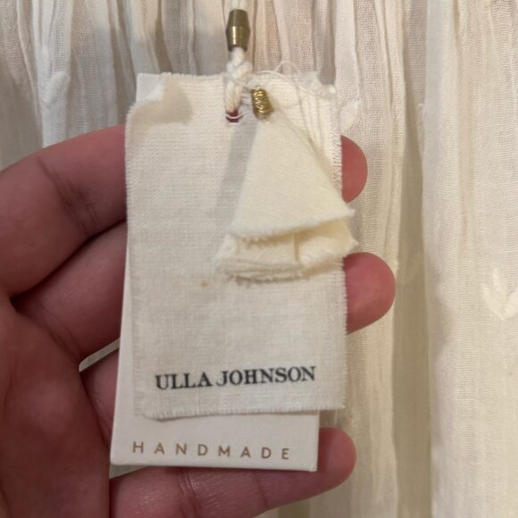 Ulla Johnson Women's Benedicte Top Natural Size 10 - Picture 4 of 5